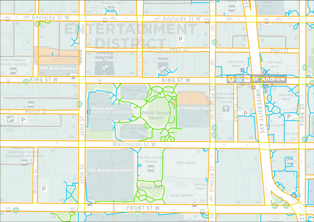The Toronto TO360 Pedestrian Inventory Network